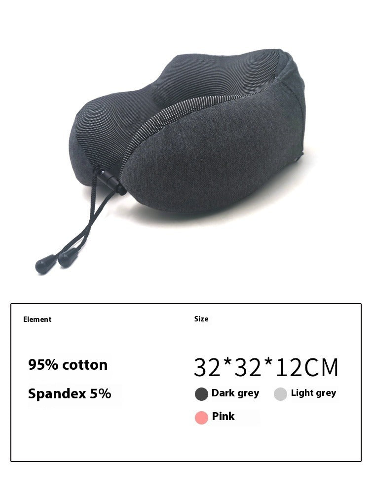 Hooded U-Shape Memory Foam Pillow with Storage