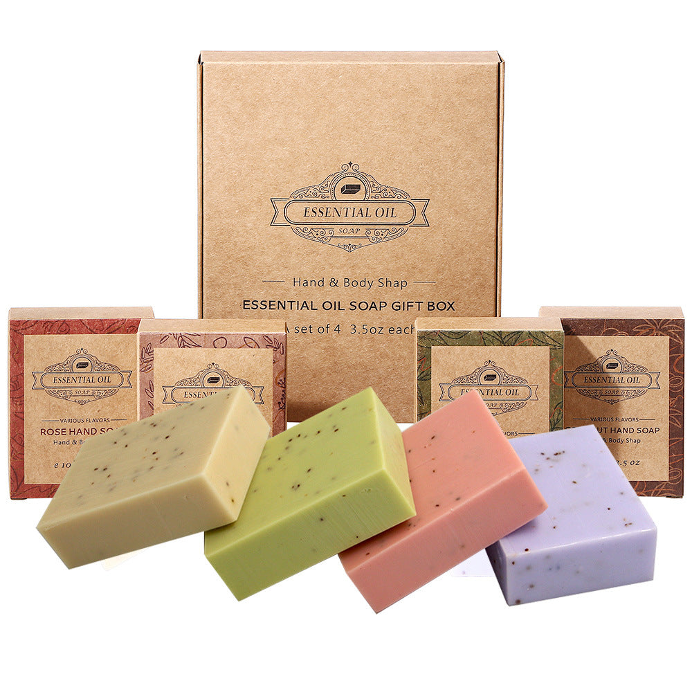 Lavender Plant Oil Scrub Soap for Holiday Gifts