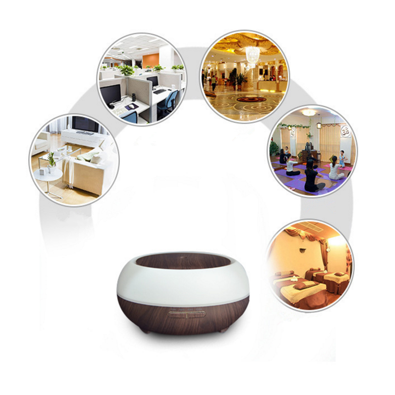 Wood Grain Essential Oil Diffuser and Humidifier